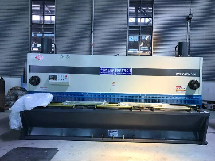 AHYW China YAWEI MADE 16mm 4m mild steel  VR Metal Guillotine shears manufactures 