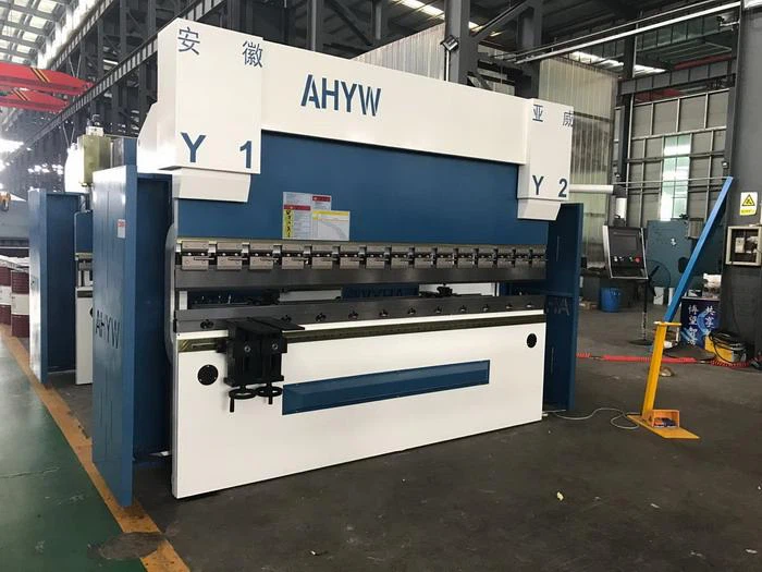AHYW China Yawei 5 axis PBC cnc synchro press brakes 130T sheet bending factory