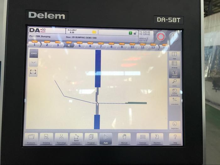DELEM da58t  2D Graphical press brakes CONTROLLER